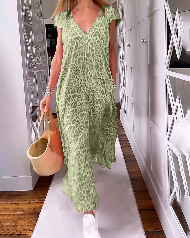 Jianna | Elegant Long Printed Dress