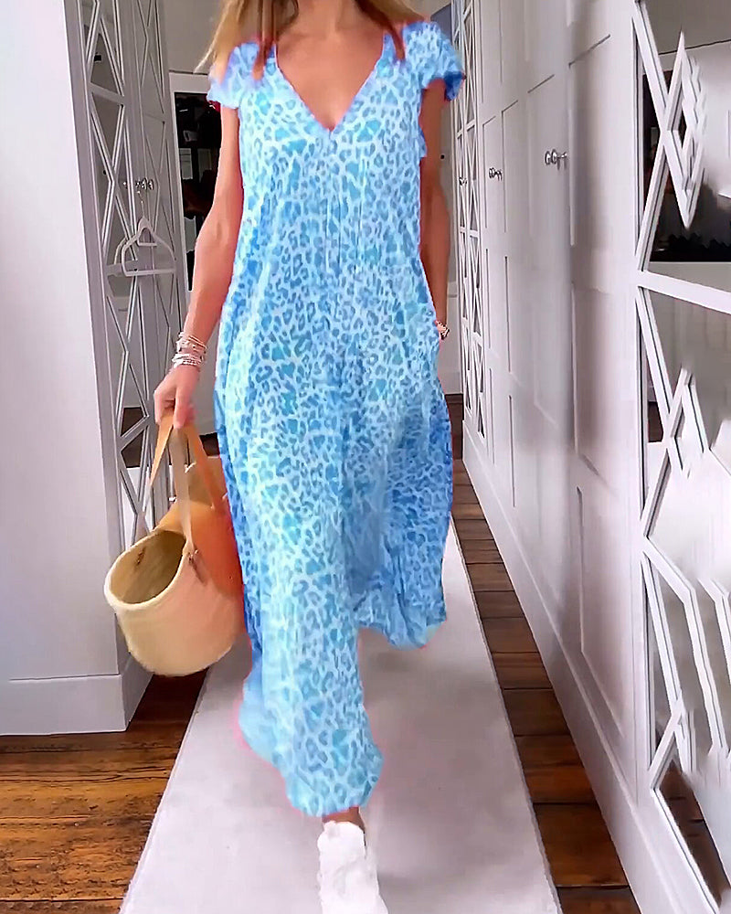 Jianna | Elegant Long Printed Dress