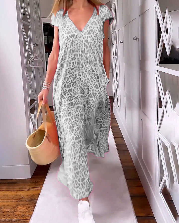 Jianna | Elegant Long Printed Dress