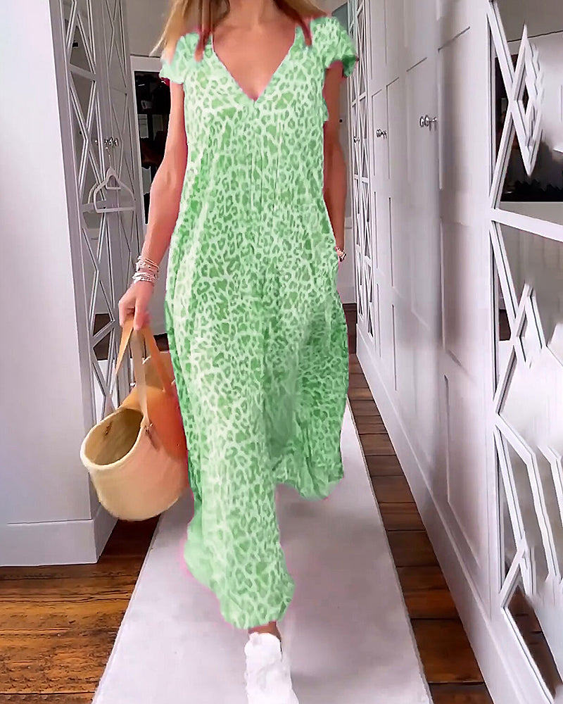 Jianna | Elegant Long Printed Dress