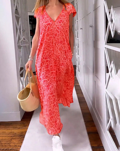 Jianna | Elegant Long Printed Dress