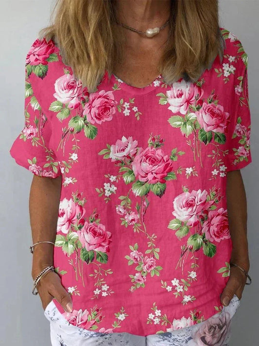 Lisa Floral Artistry Shirt