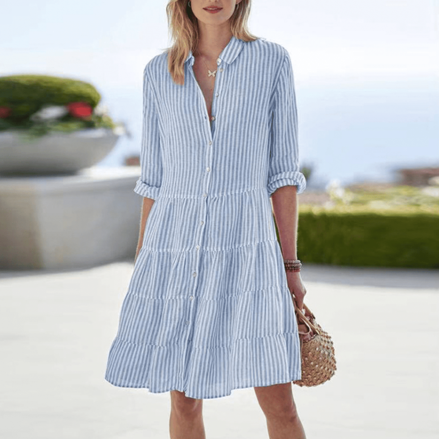 Capucine | Light and Airy Striped Dress