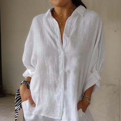 Giulianen Chic Linen Blouse