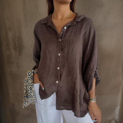 Giulianen Chic Linen Blouse