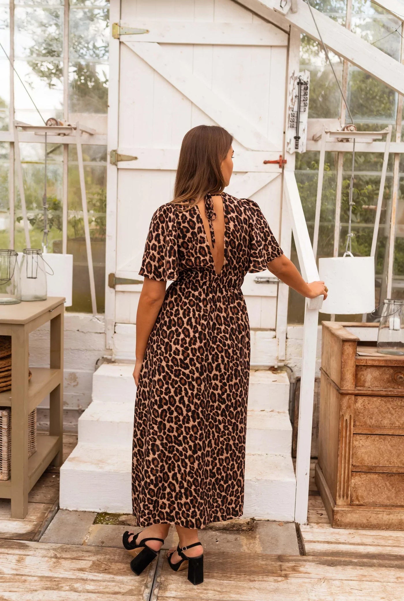 Gaelle | Leopard Print Maxi Dress