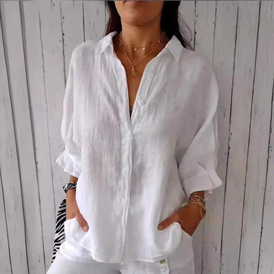 Sophie Linen Blouse – Effortless Style for Every Occasion