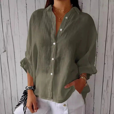 Sophie Linen Blouse – Effortless Style for Every Occasion