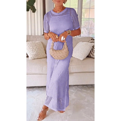 Bethany™ Cut-Out Long Maxi Dress + Free Inner Dress – Effortless Layers, Stylish Comfort