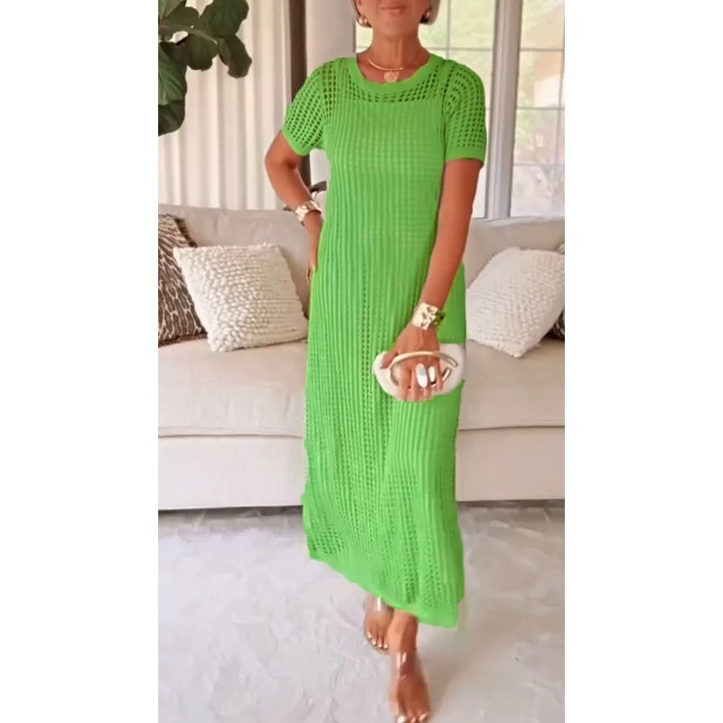 Bethany™ Cut-Out Long Maxi Dress + Free Inner Dress – Effortless Layers, Stylish Comfort