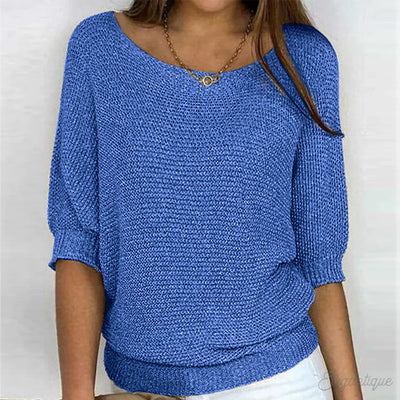 Cozy Eunice Knit Top