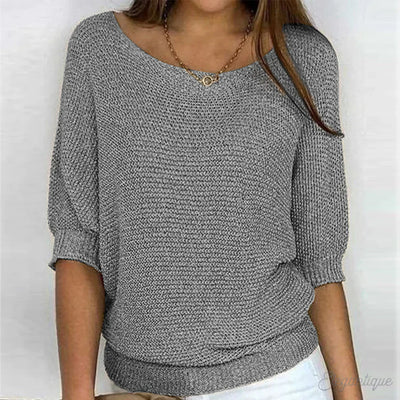 Cozy Eunice Knit Top