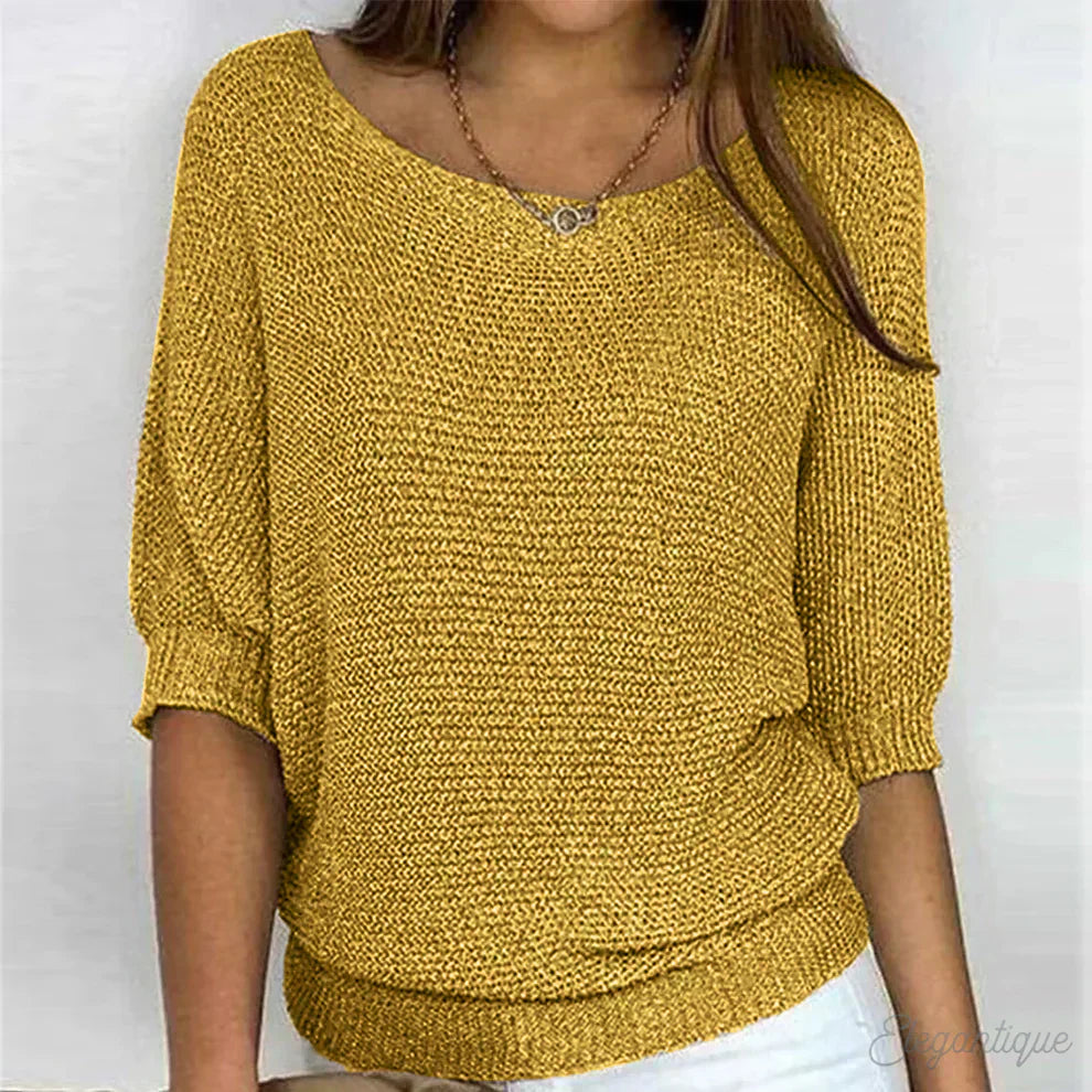 Cozy Eunice Knit Top