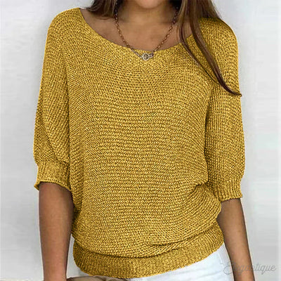 Cozy Eunice Knit Top