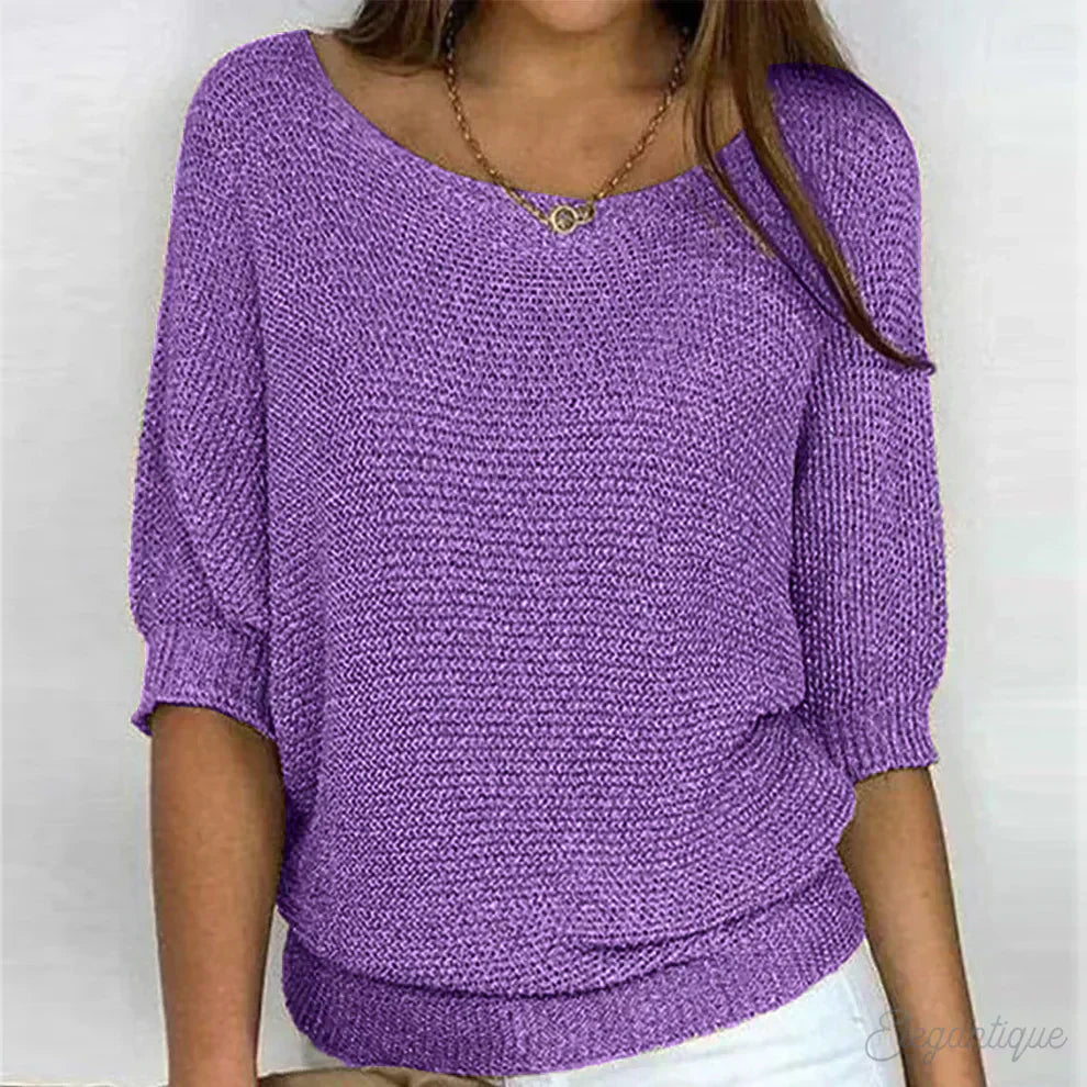 Cozy Eunice Knit Top