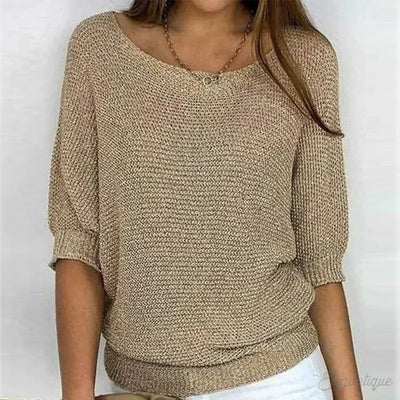 Cozy Eunice Knit Top