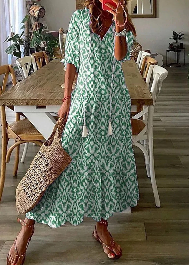 Beatrice | Boho Chic Maxi Dress
