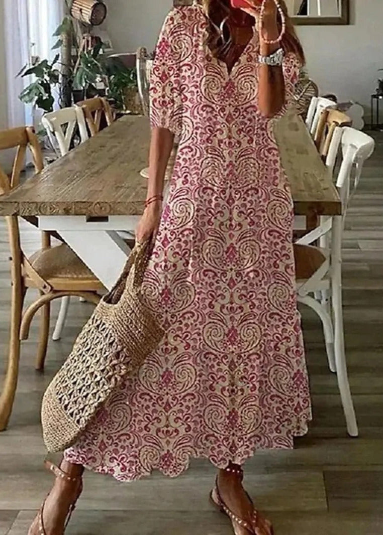Beatrice | Boho Chic Maxi Dress