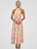 Peppa | Floral Print Midi Dress